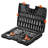 VEVOR Mechanics Tool Set and Socket Set, 1/4" 3/8" 1/2" Drive Deep and Standard Sockets