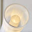 Clear Glass Semi Flush Mount