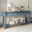 Console Console de 63 po de long avec tiroirs et tablette pour le vestibule