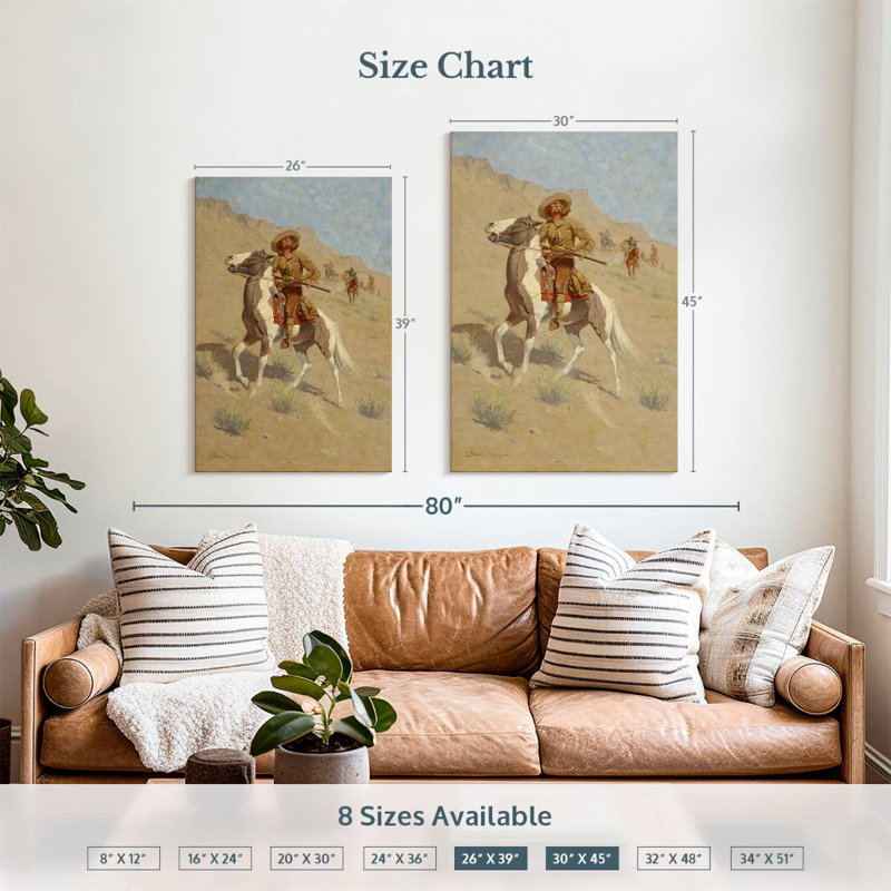 Lelar The Scout, 39" H x 26" W