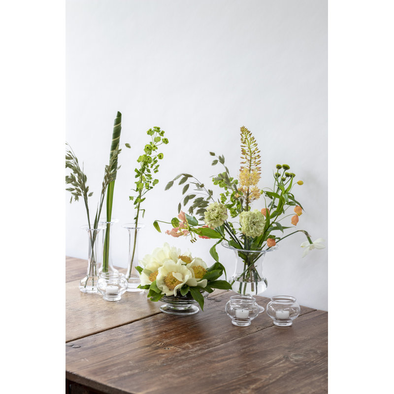 Old English Handmade Glass Table Vase