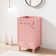 18" Freestanding Small Bathroom Vanity Base Only, Sink Not Included, Decorative Wavy Edge