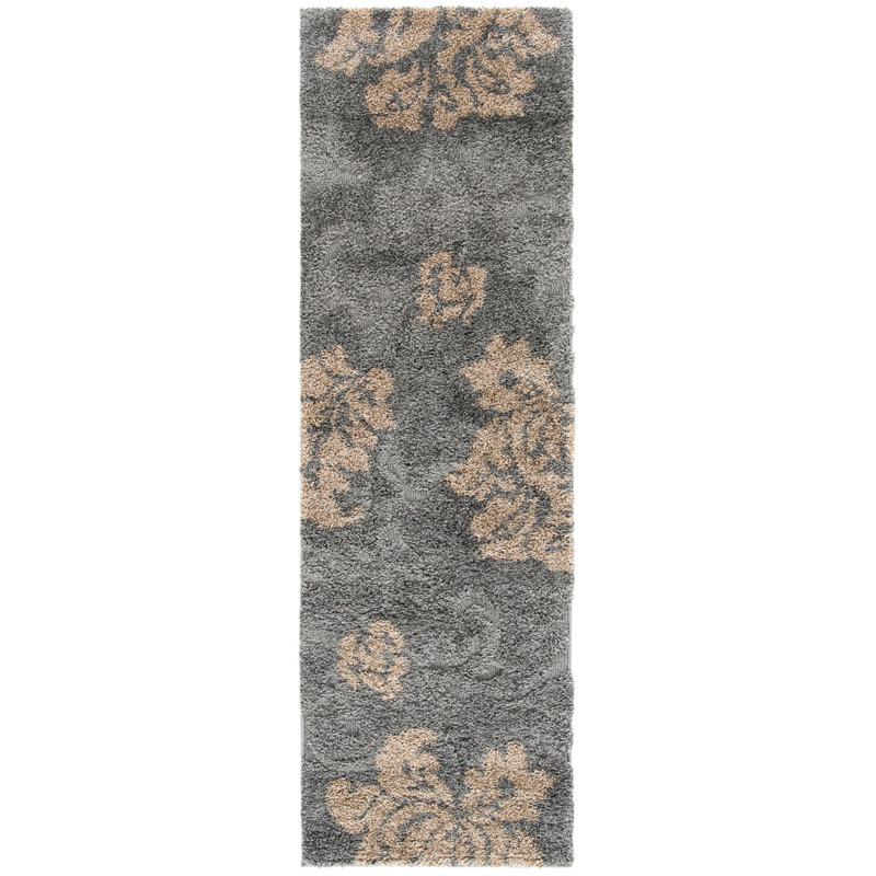 Chaffin Shag Performance Floral Rug, Runner 2'3" x 7'