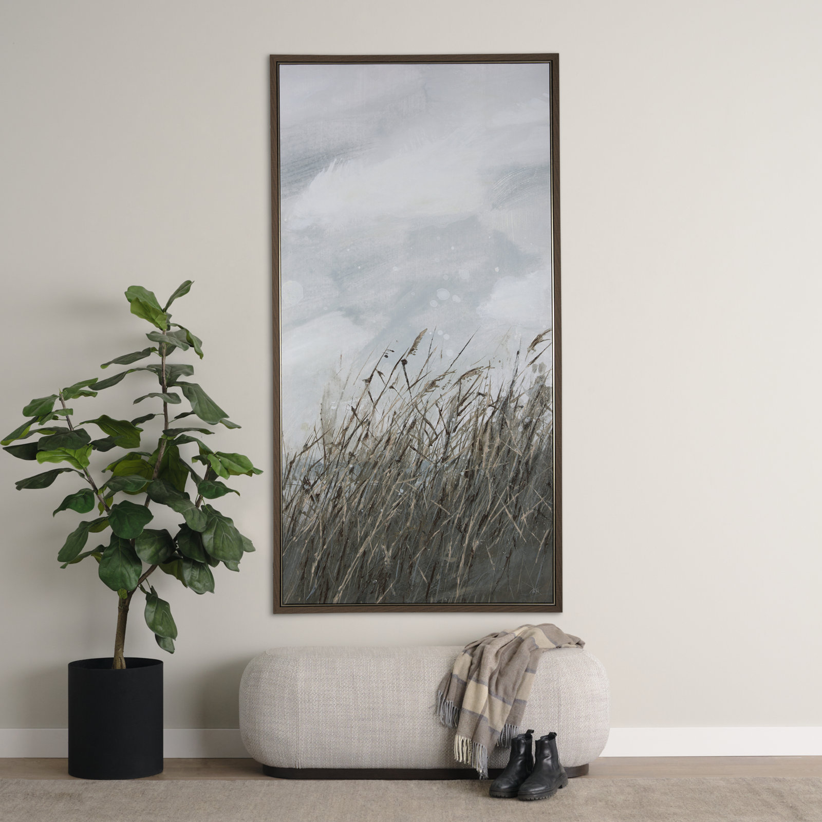 Chilly Breeze I Hand-Embellished Print, Chilly Breeze II