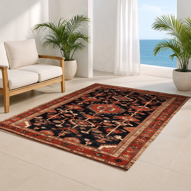 Tapis turc intérieur et extérieur brun, Rectangle 4pi x 6 pi
