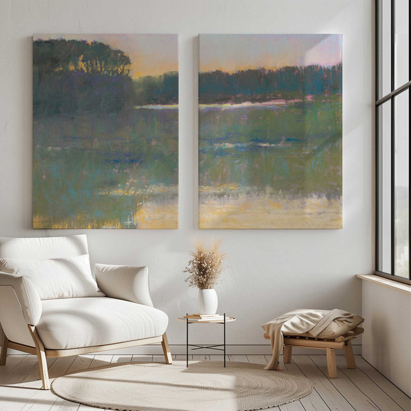 Mystères de la basse-cour | Impression sur toile 2 panneaux, H 36 po x l 54 po