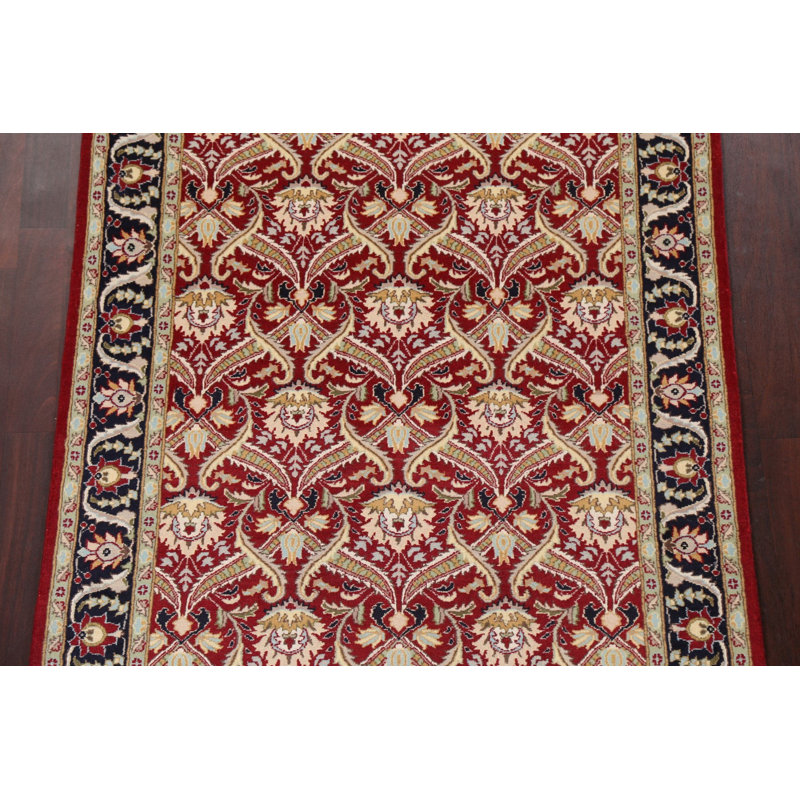 One-of-a-Kind 3'11" X 6'0" New Age Wool Area Rug in Red