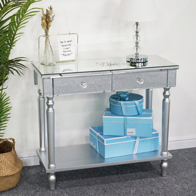 Colwell 31.89'' Glass Console Table