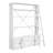White Finish Bookcase W/Ladder-677474432