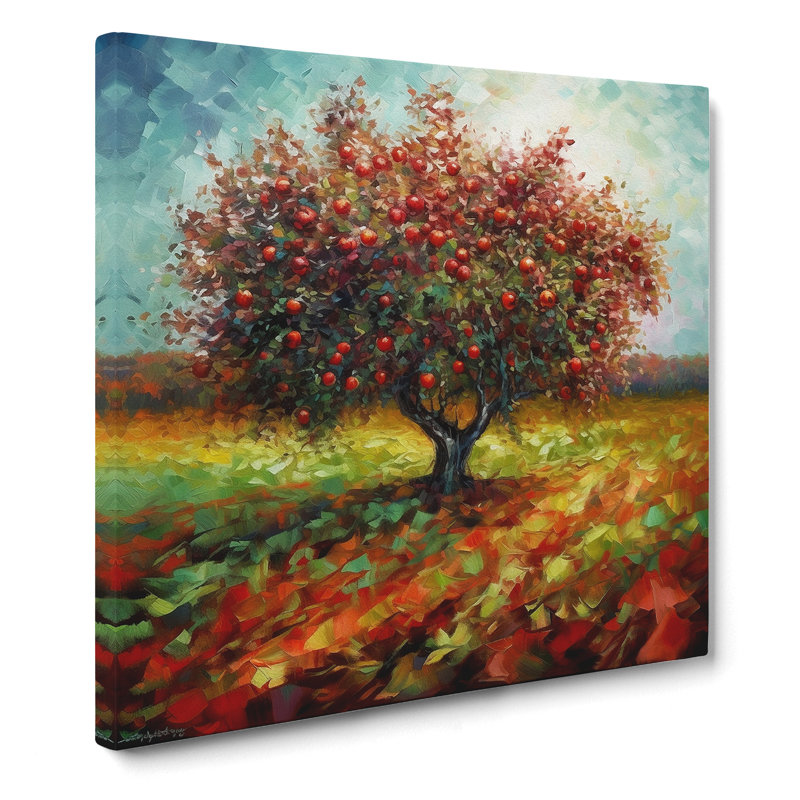 Apple Tree Colour Field No.2 - No Frame Print, 35cm H x 35cm W x 3cm D