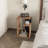 Vega Side Table in Melamine with Open Storage