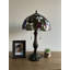 Lampe de table style Tiffany gris Canora