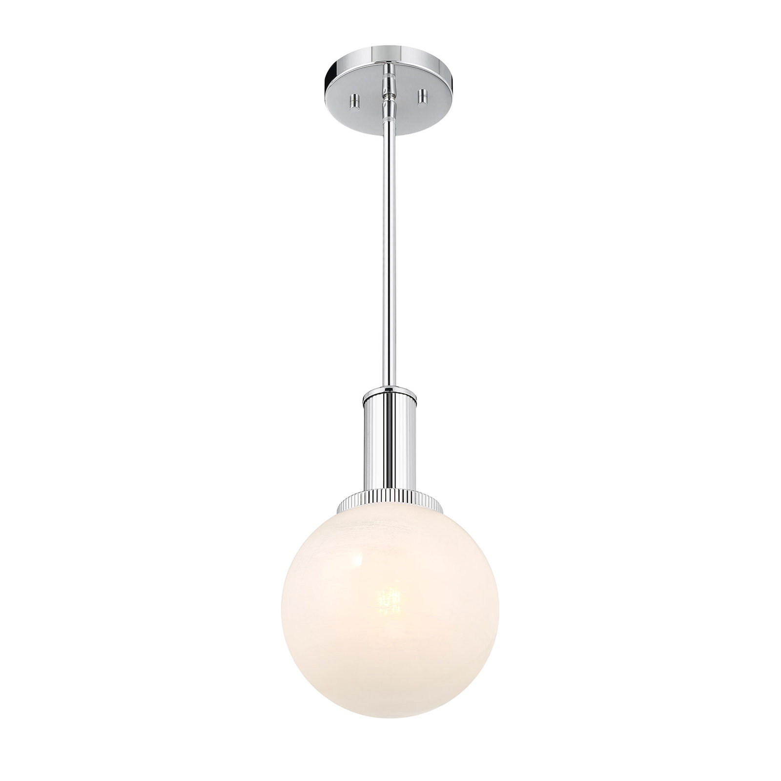 Claudette 1-Light Pendant, Chrome