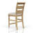 Caramel Finish Ladder Back Counter Stool - Stylish Bar Seating Solution