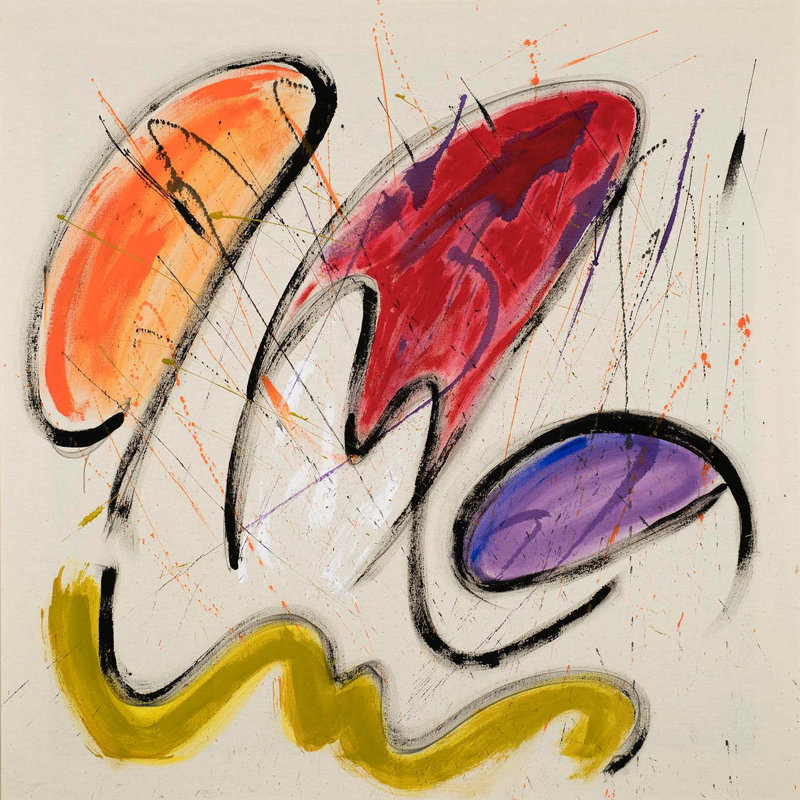 Red Orange Purple Citrine Print by Joyce Creiger