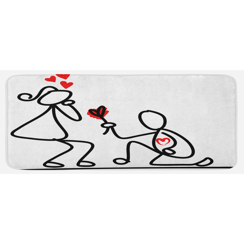 Modern & Contemporary Solid Colour Polyester Kitchen Mat
