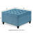 Button For Restaurant - Blue Square With Wooden Frame And Storage-1630481488