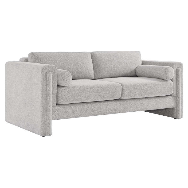 Canapés visibles Modway, 100 % polyester gris clair