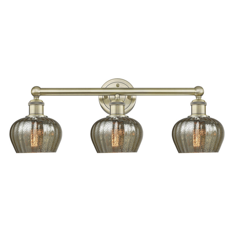 Noille 3 - Light Dimmable Vanity Light, Mercury, Antique Brass