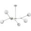 Lustre linéaire spoutnik moderne à 6 lumières Haas-428930095