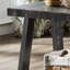 Table de bout avec tablette en bois moderne gris anthracite avec finition de rangement supplémentaire reproduite plus d'options et d'esthétique-1983061947-1983061944