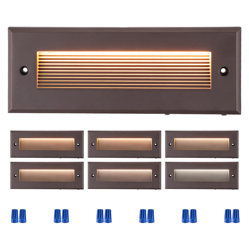 Éclairage de marches à basse tension 5W / 4W / 3W à DEL, éclairage extérieur 5CCT
