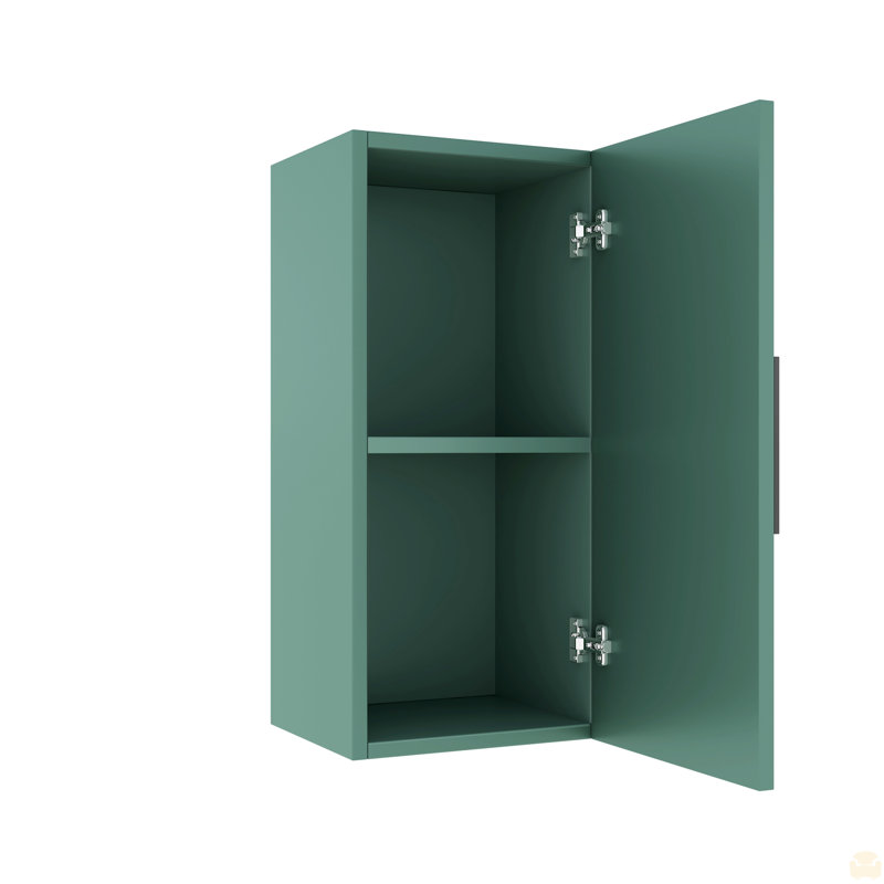 Armoire de salle de bain murale flottante 14 "avec porte et tablette