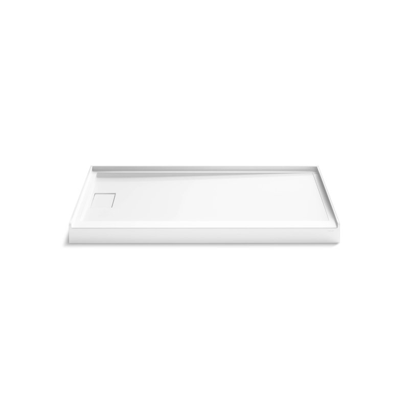 Base de douche en alcôve 60 po x 34 po Stoneridge, Gauche