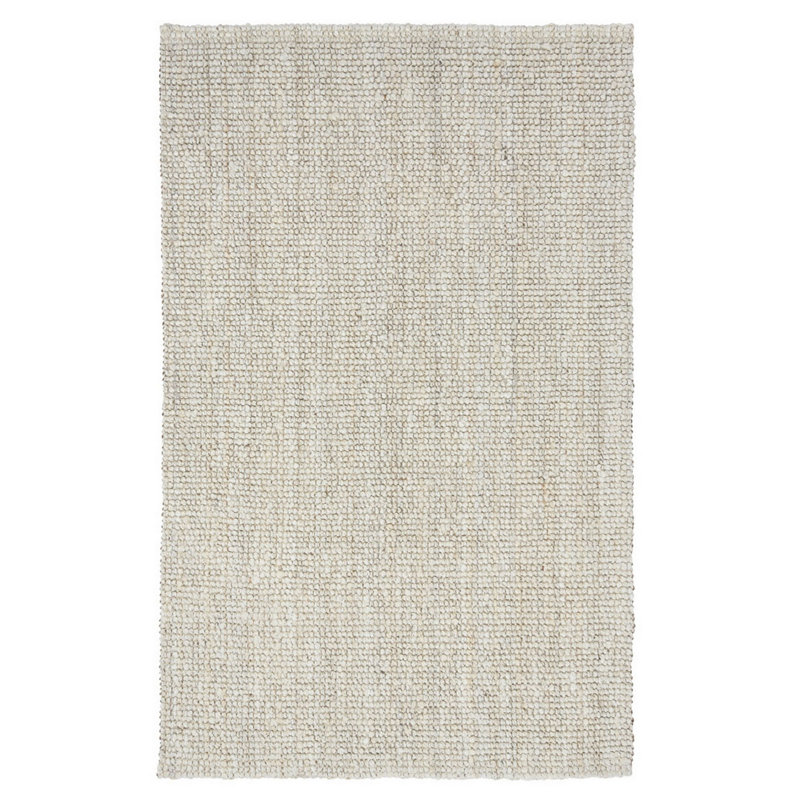 Chunky Area Rug in Ivory, Rectangle 5' x 8'