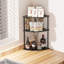 Étagère de cuisine en bois et métal-1813283401