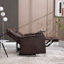 Fauteuil inclinable électrique en cuir 33,1 po Ryun-1595518424