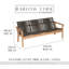 Outdoor 3 - Seat Patio Sofa-1810005555