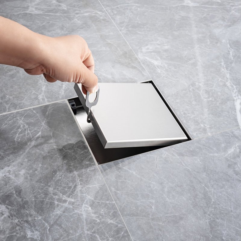 6.5'' W Grid, Brushed Nickel