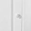 Armoire de rangement multi-fonctionnelle avec deux portes et tablettes réglables, tablette ouverte-1220119670