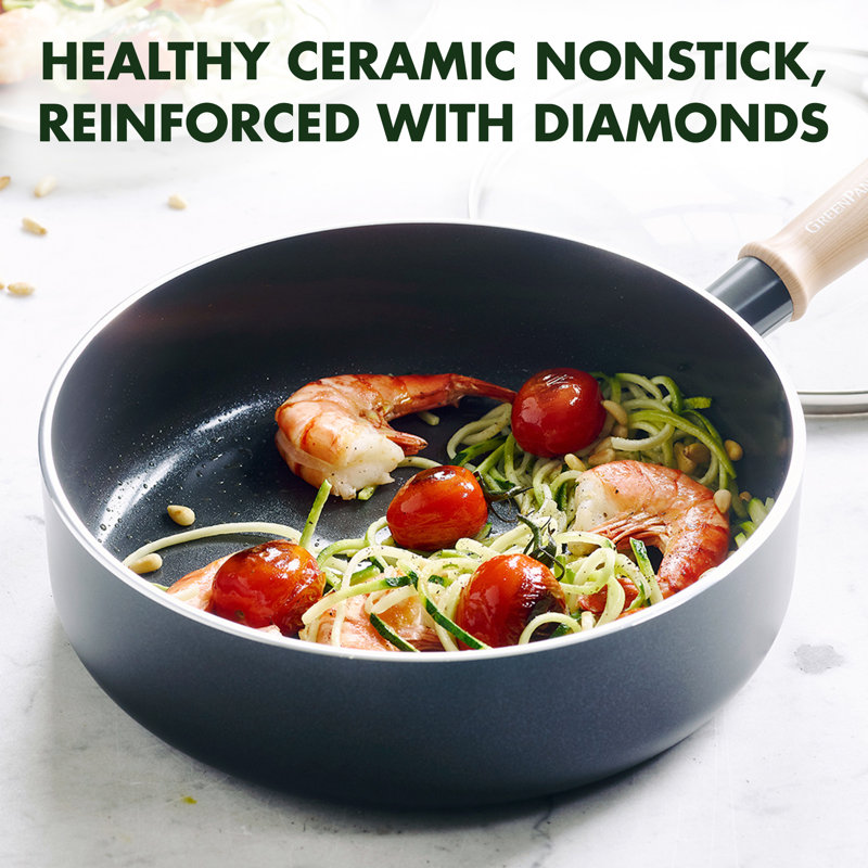 GreenPan Hudson Healthy Ceramic Nonstick 3qt Saute Pan with Lid