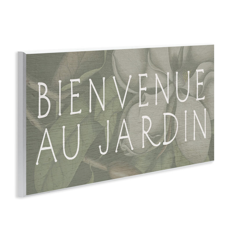 Plaque murale rétro "Garden Welcome", par Lil 'Rue