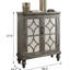 Modern Console Cabinet In Weathered Grey - Space Saving Option 2-door Storage Organize Your Home With Ease