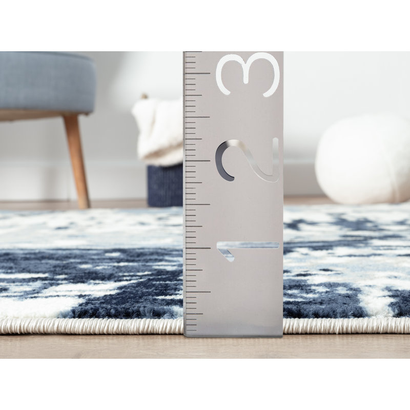 Abstract Indoor Rug, Rectangle 7'9" x 10'2"