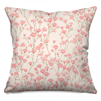 Floral Throw Pillow Nature Double Sided Pillows