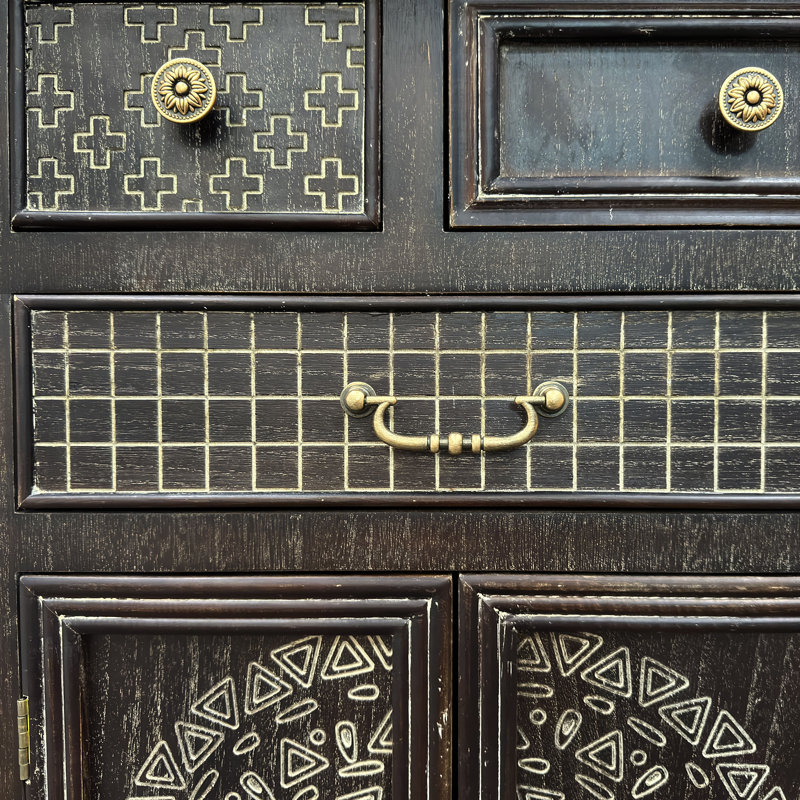 Gresia Accent Cabinet, Dark Brown