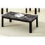 Table 3 pièces de style traditionnel, table basse rectangulaire avec tables de bout carrées, dessus en faux marbre, finition grise, dépliant d'assemblage simple de luxe, fabrication sans effort