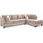 Malone Reversible Sectional Mocha Microsuede-1725083112