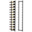 Wall Mounted Wine Bottle Rack Black
