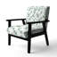 Chaise rembourrée Coastal - Fauteuil Eucalyptus Air Green-202914378