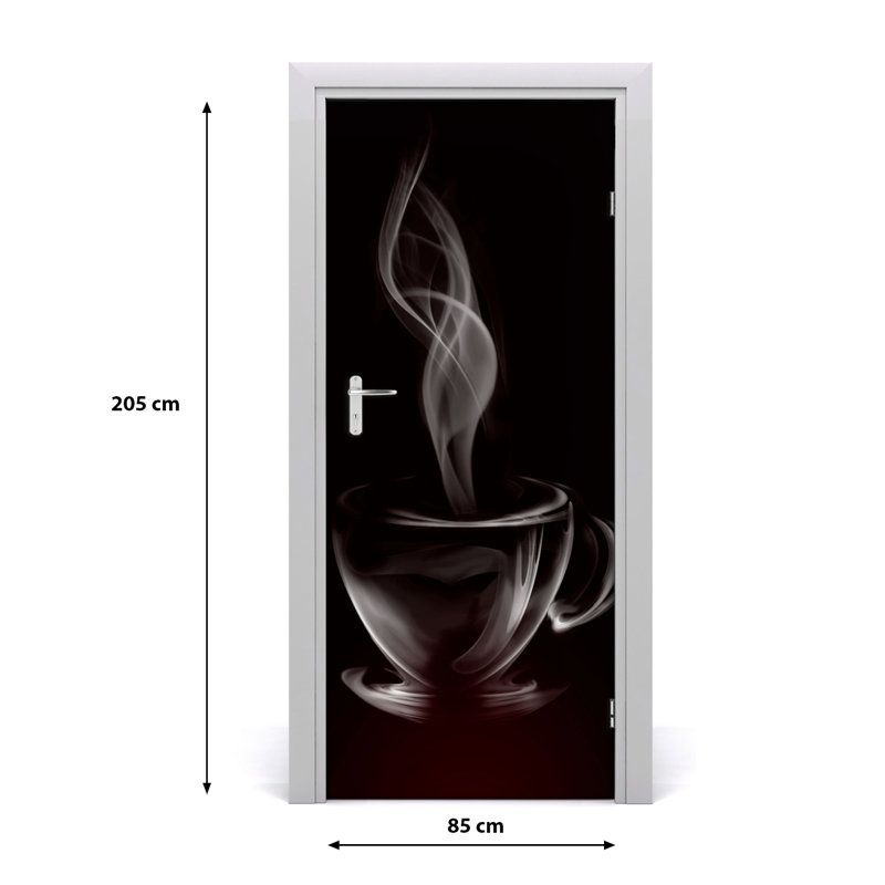 Aromatic Coffee Door Decal
