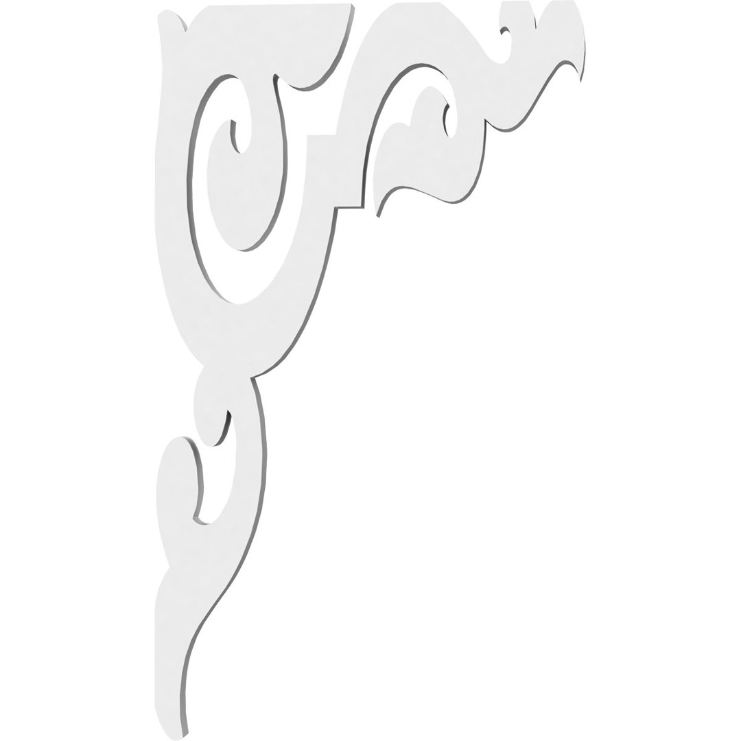 Rotherham Architectural Grade PVC Bracket Ekena Millwork 