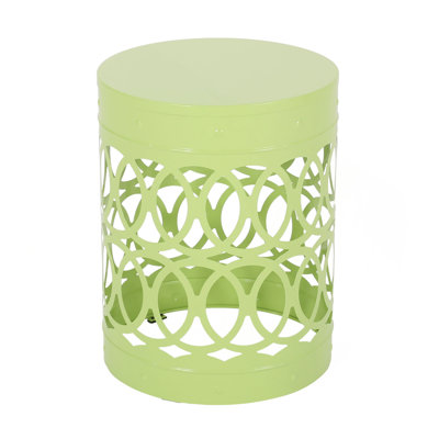 Outdoor Metal End Table -Large