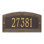 Hamilton Personalized Estate 1-Line Wall Address Plaque