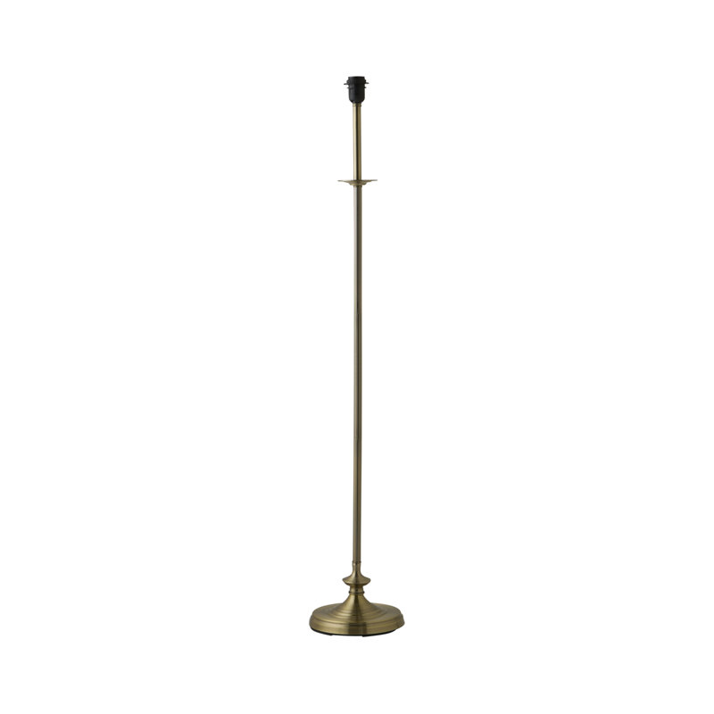 Burgett 128cm Traditional Floor Lamp, Antique Brass