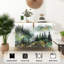 Buffet avec rangement Misty Mountain Aquarelle avec 2 portes pour le salon et la cuisine